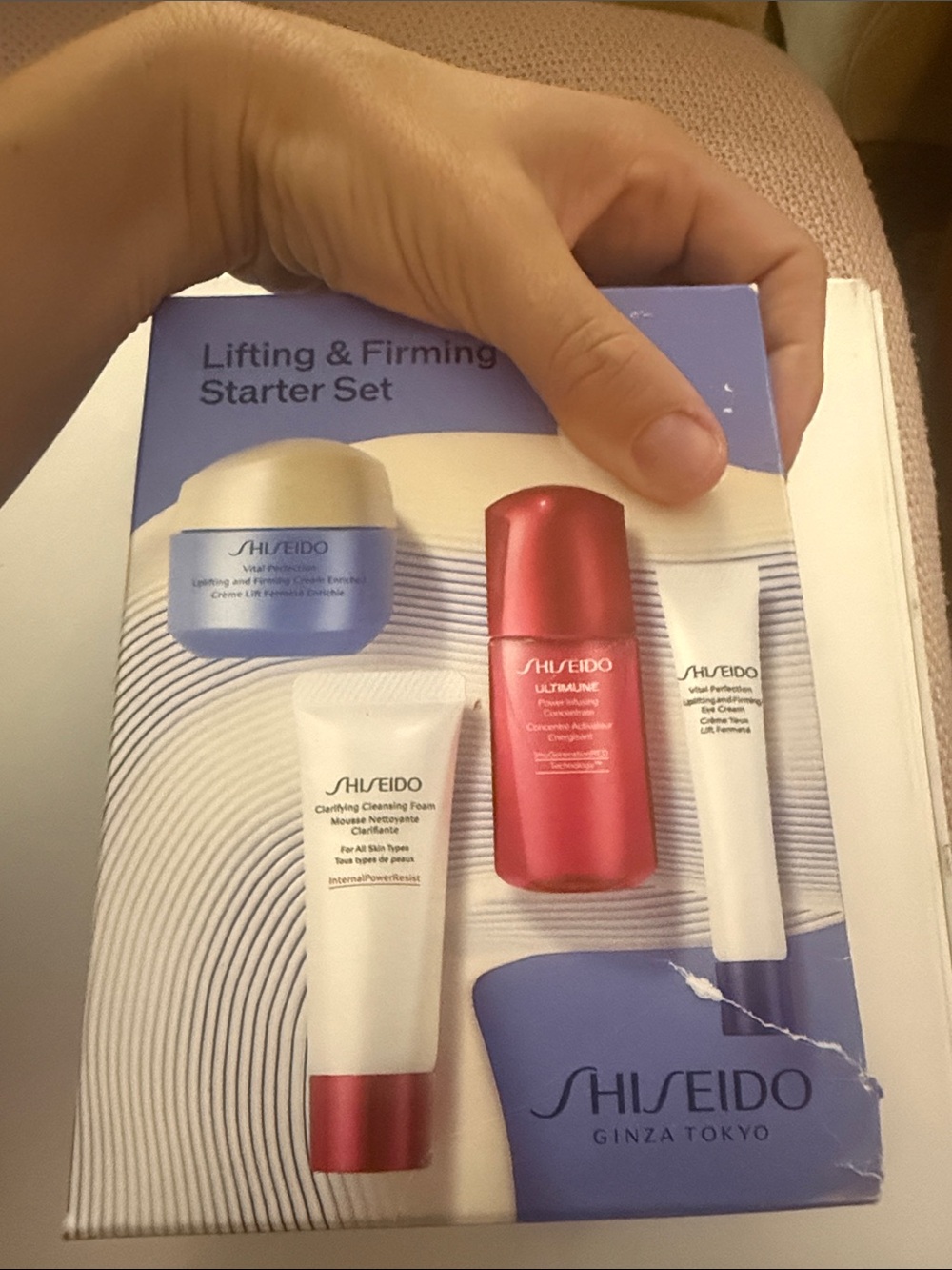 Shiseido Lifting & Firming Starter Set - Purple & Red